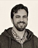 Young Male Social Media Headshot - B&W